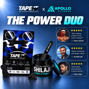 The Power Duo - Shilajit Jar & TAPE IT Nasal Strip