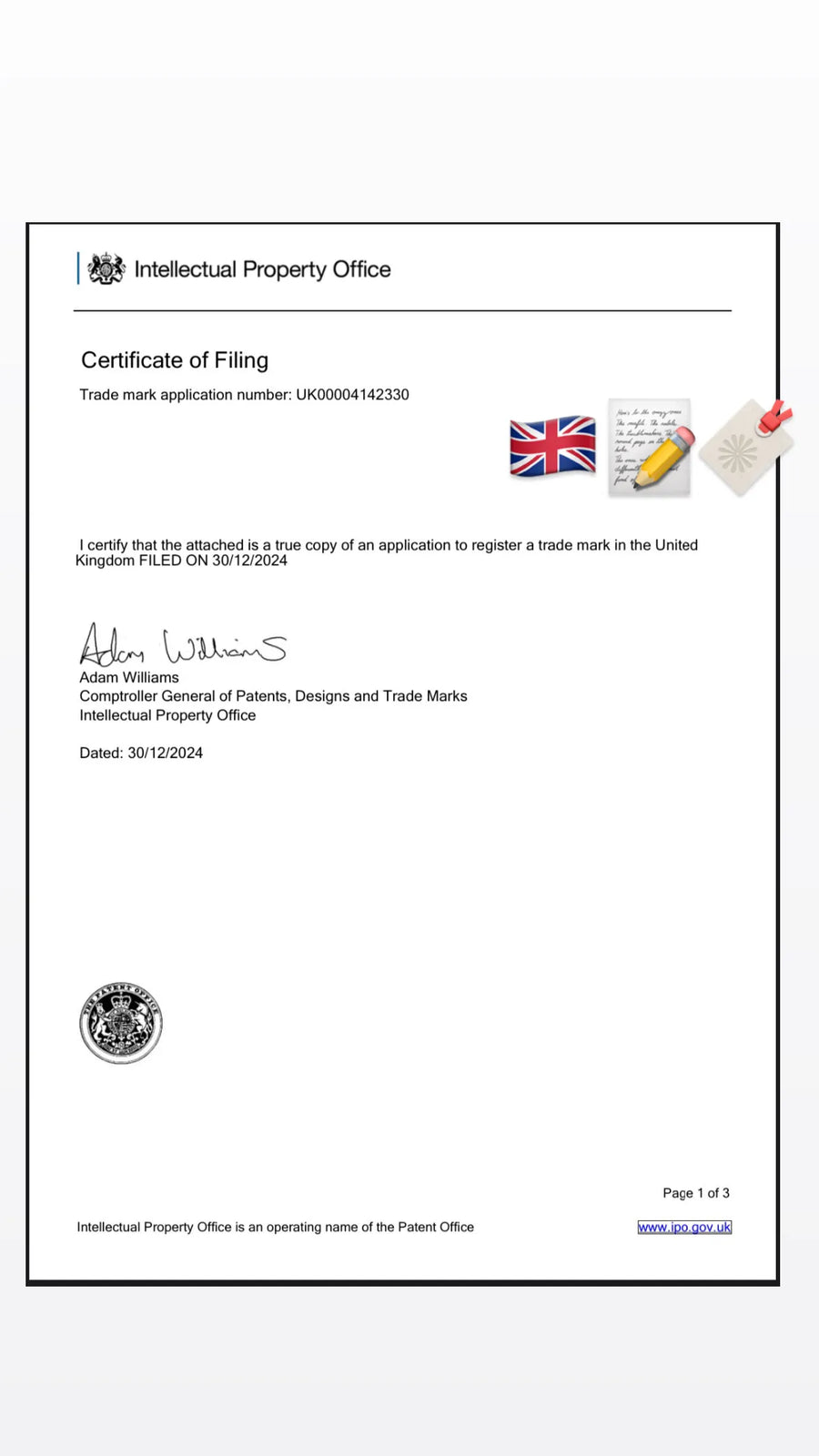 Certificate image